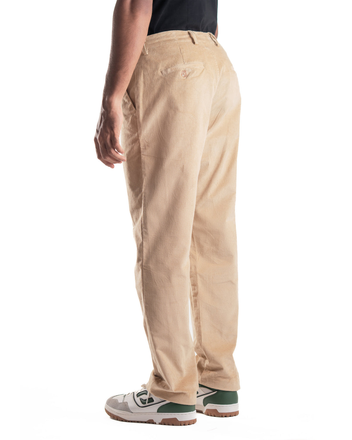 Corduroy Trousers - Beige