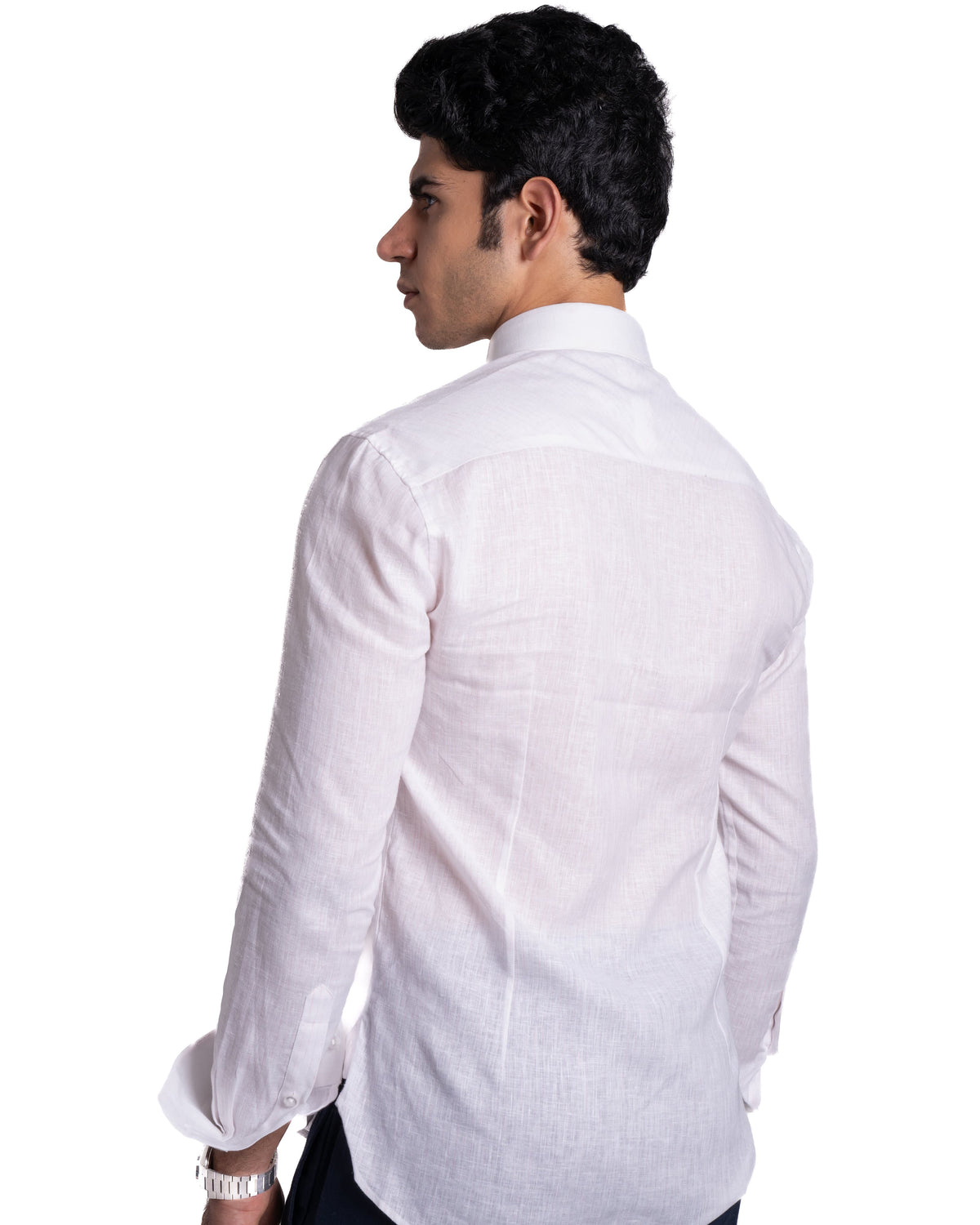 Linen Shirt - Contrast - Blossom