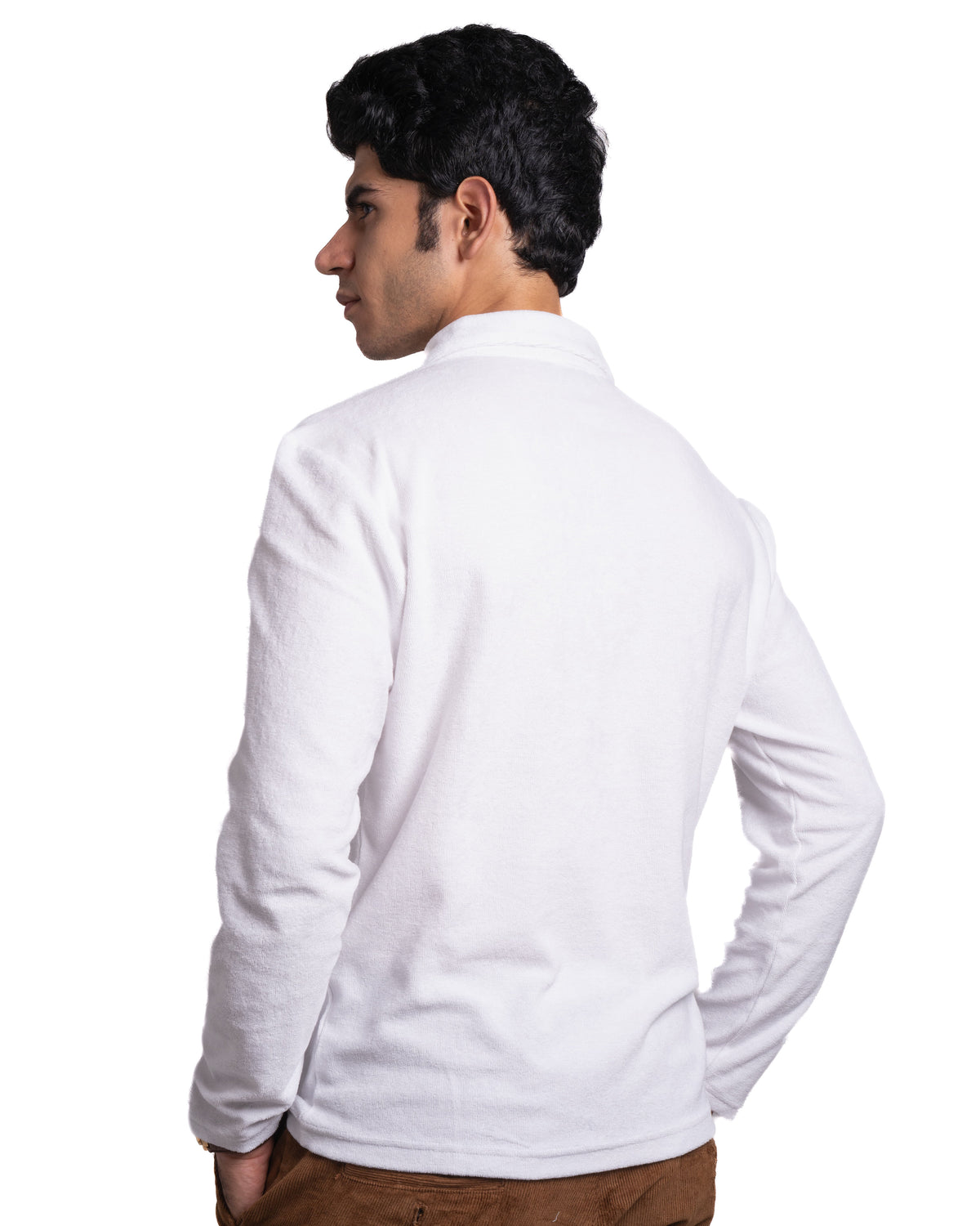 Cotton Terry Polo - Cloud