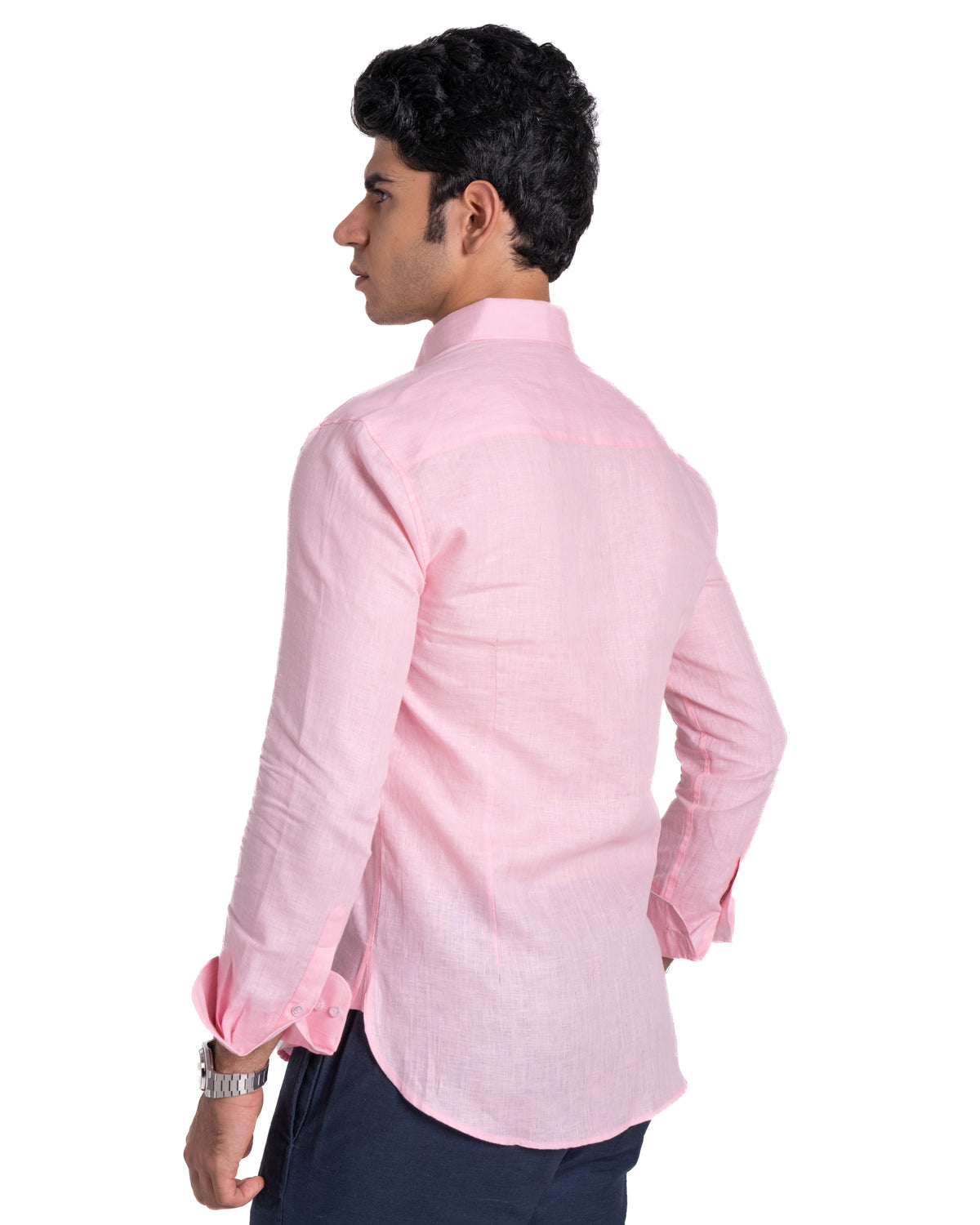 Pure Linen Shirt - Pastels - Blush