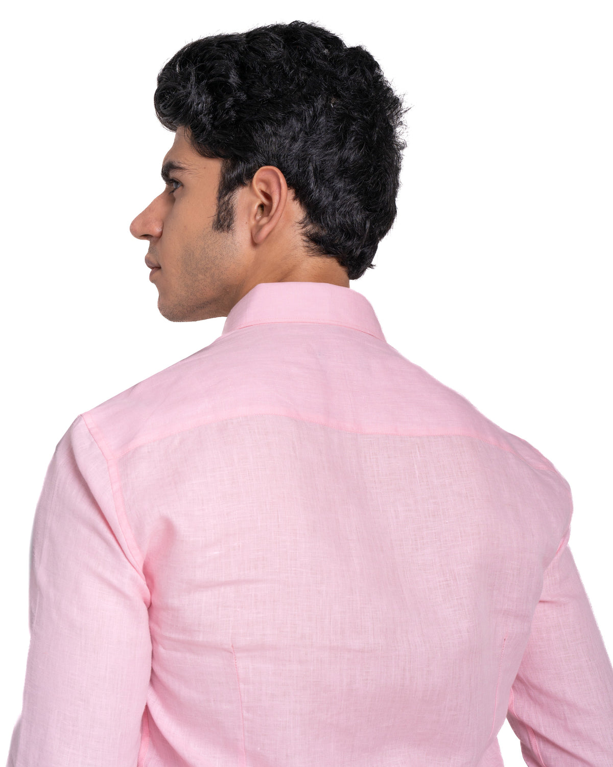 Pure Linen Shirt - Pastels - Blush